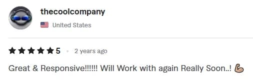 Client review screenshot