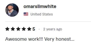 Client review screenshot