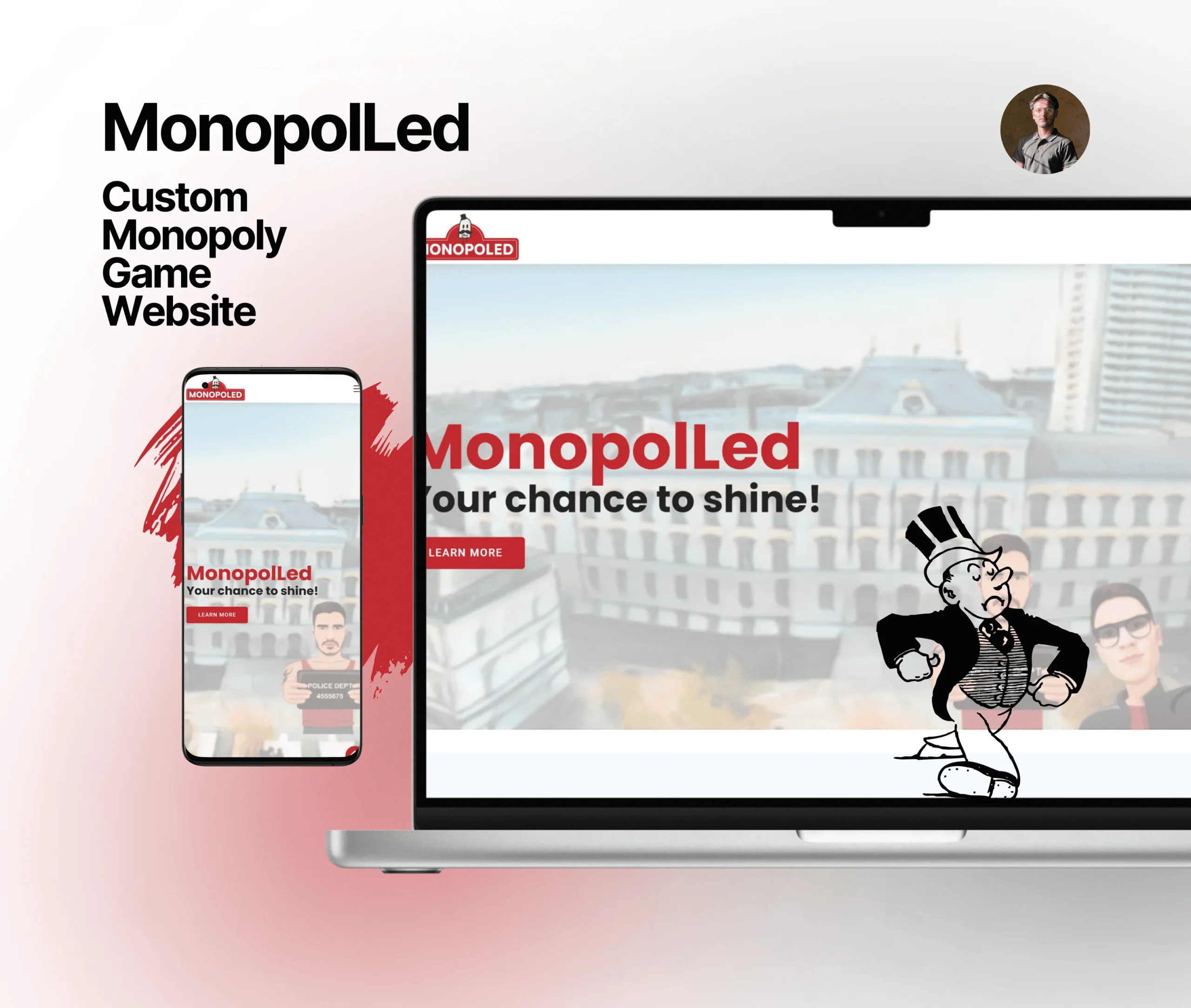 Monopoled: Brand website