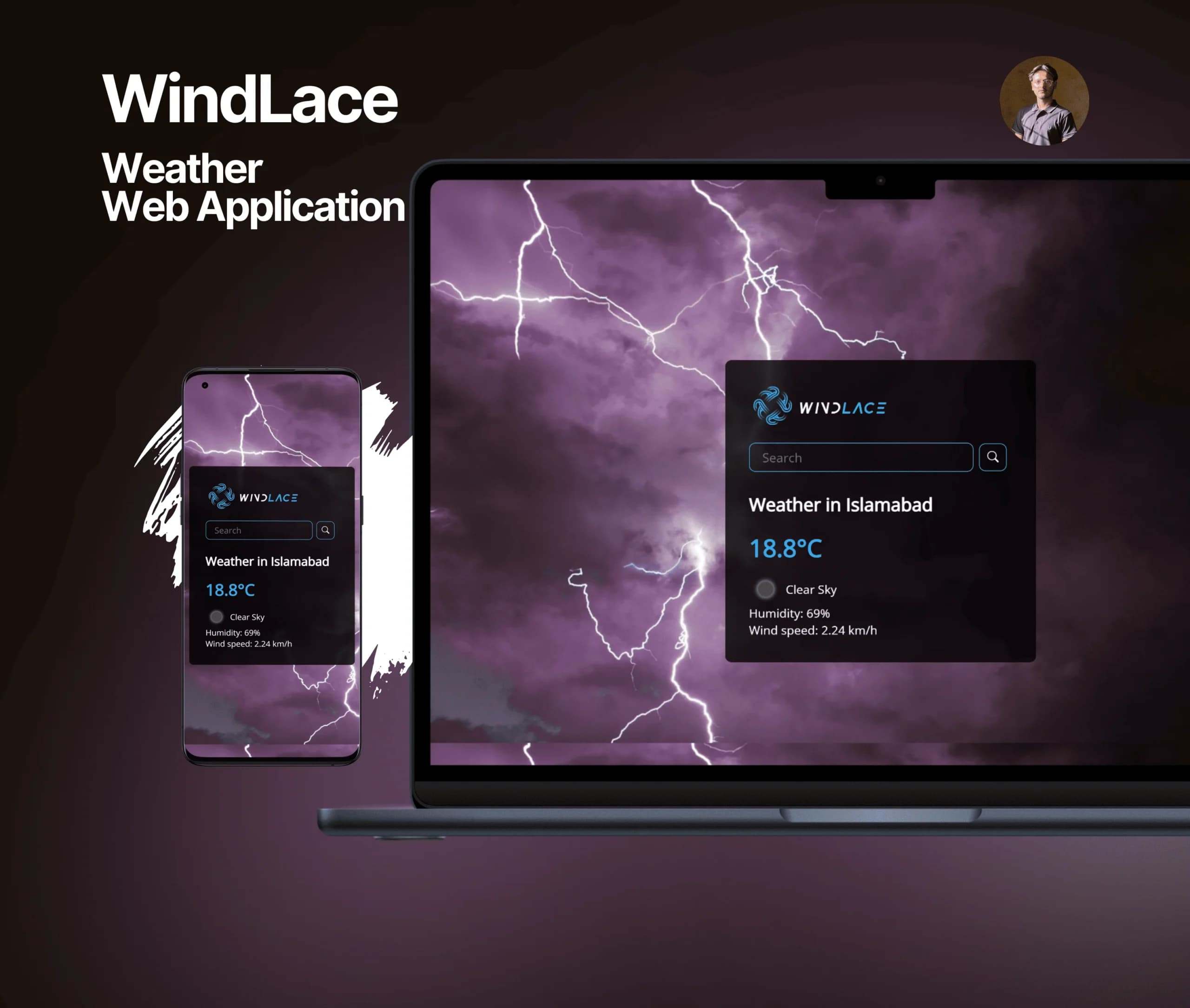 Weather App: Weather app interface